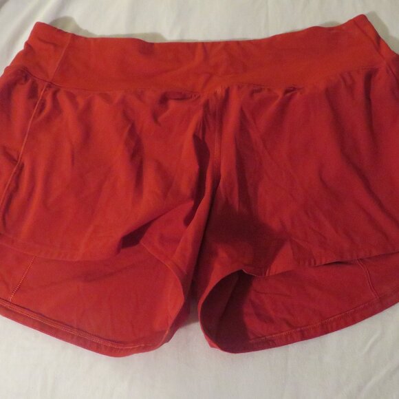 Lululemon Red Shorts  Size 12 Tall - Picture 1 of 10